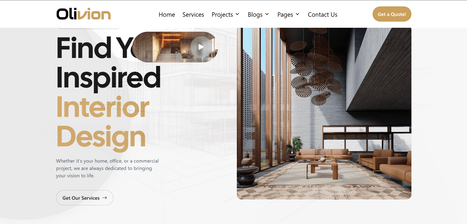 Premium Interior Design & Architecture Showcase